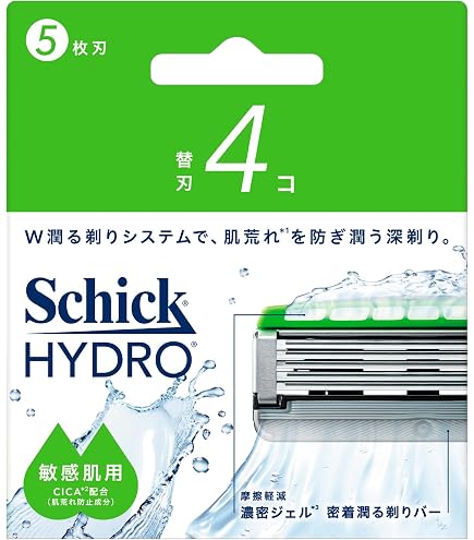 Amazon.co.jp: Schick(シック) ハイドロ5プレミアム 敏感肌用 5枚刃 替
